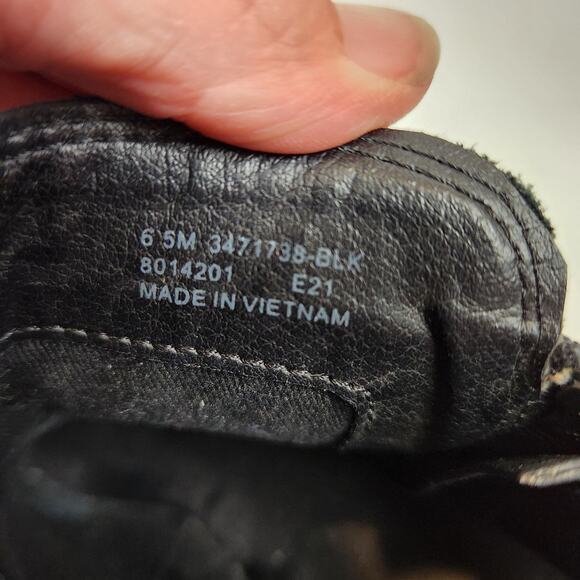 Frye Judith Women's Black Leather Zip Detail Ankle Boots Size 6.5 - Picture 10 of 10